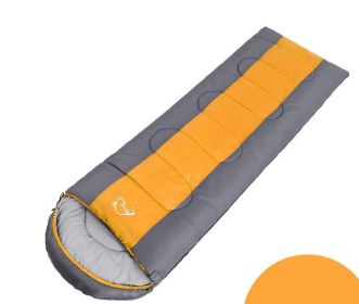 Outdoor Camping Sleeping Bag (Option: Gray orange 1kg)