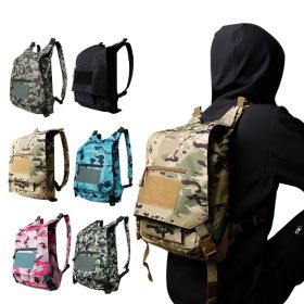 Sports Cp Camouflage Lightweight Waterproof Quick-Drying Camouflage Outdoor Tactical Portable Backpack (Option: Red camouflage)