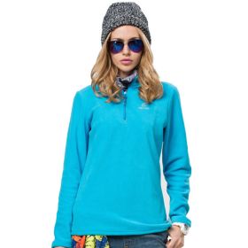 Autumn And Winter Warm Jacket Women's New Style Outdoor Women's Fleece Jacket (Option: Sky Blue-2XL)