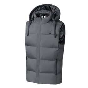 Heated VEST (Color: grey, size: medium)